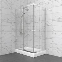 Душевое ограждение Фикс-Хром 120*80, прямоугольник