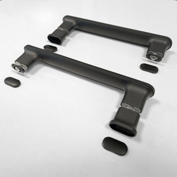 Душевое ограждение (без поддона) Фикс-Блэк 100*100, квадрат