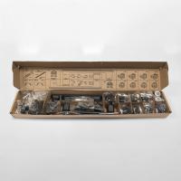 Душевое ограждение (без поддона) Фикс-Блэк 120*80, прямоугольник