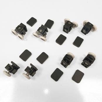 Душевое ограждение (без поддона) Фикс-Блэк 120*80, прямоугольник