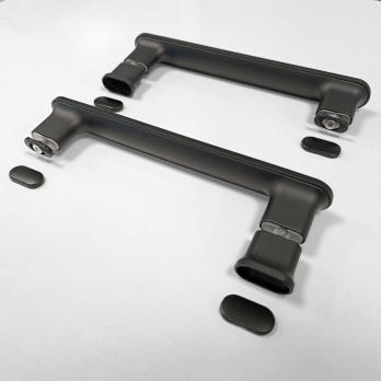 Душевое ограждение (без поддона) Фикс-Блэк 120*80, прямоугольник