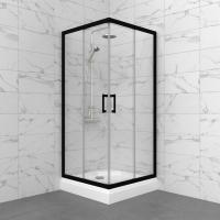 Душевое ограждение Фикс-Блэк 90*90, квадрат