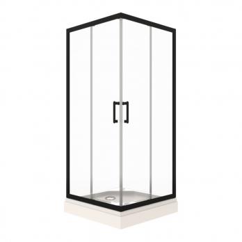 Душевое ограждение Фикс-Блэк 90*90, квадрат