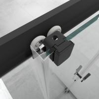 Душевое ограждение Фикс-Блэк 120*80, прямоугольник