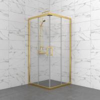 Душевое ограждение (без поддона) Фикс-Голд 100*100, квадрат