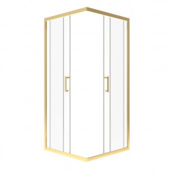 Душевое ограждение (без поддона) Фикс-Голд 100*100, квадрат