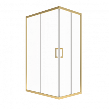 Душевое ограждение (без поддона) Фикс-Голд 120*80, прямоугольник