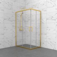 Душевое ограждение (без поддона) Фикс-Голд 120*90, прямоугольник