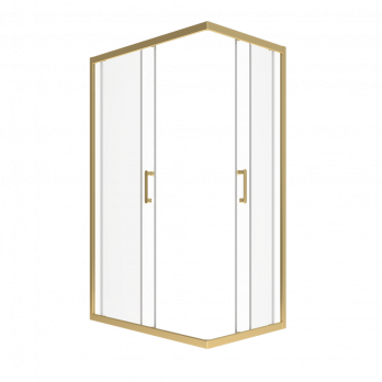 Душевое ограждение (без поддона) Фикс-Голд 120*90, прямоугольник