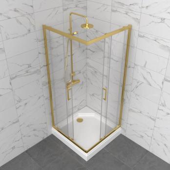 Душевое ограждение Фикс-Голд 100*100, квадрат