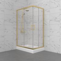 Душевое ограждение Фикс-Голд 120*80, прямоугольник