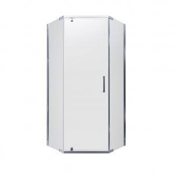 Душевое ограждение (без поддона) Дека-Хром, 90х90, пятиугольник