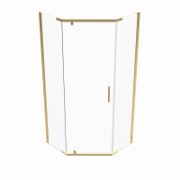 Душевое ограждение (без поддона) Дека-Голд, 90х90, пятиугольник