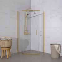 Душевое ограждение (без поддона) Дека-Голд, 90х90, пятиугольник