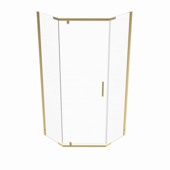 Душевое ограждение (без поддона) Дека-Голд, 90х90, пятиугольник