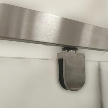 Душевое ограждение (без поддона) Дека-Графит, 90х90, пятиугольник