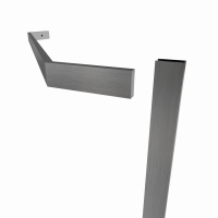 Душевое ограждение Дека-Графит, 100х100, пятиугольник низкий поддон