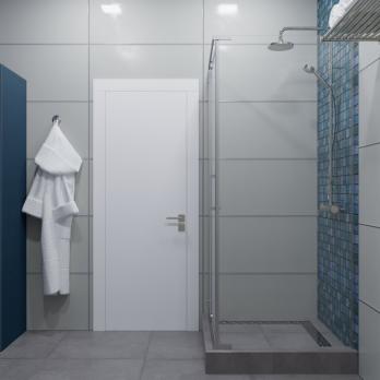 Душевое ограждение (без поддона) Терра-Хром, 90х90, квадрат