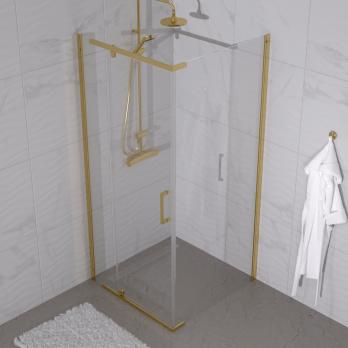 Душевое ограждение (без поддона) Терра-Голд, 90х90, квадрат