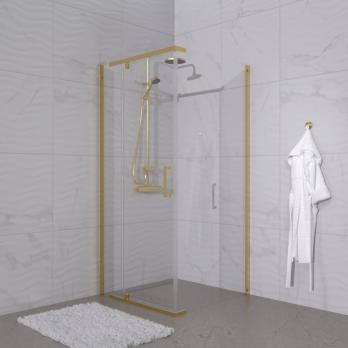 Душевое ограждение (без поддона) Терра-Голд, 90х90, квадрат