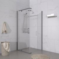 Душевое ограждение (без поддона) Терра-Графит, 90х90, квадрат