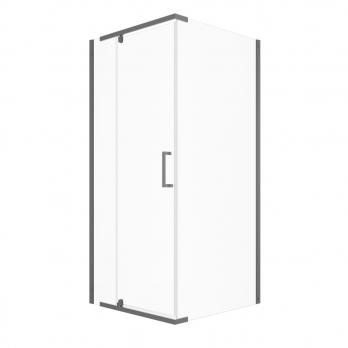 Душевое ограждение (без поддона) Терра-Графит, 90х90, квадрат