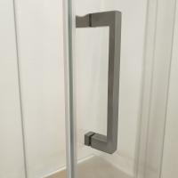 Душевое ограждение (без поддона) Терра-Графит, 120х90, прямоугольник