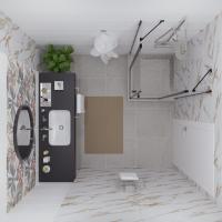 Душевое ограждение (без поддона) Тау-БЛЭК, 90х90, квадрат