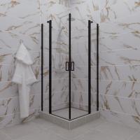 Душевое ограждение (без поддона) Тау-БЛЭК, 90х90, квадрат