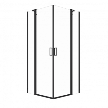 Душевое ограждение (без поддона) Тау-БЛЭК, 90х90, квадрат