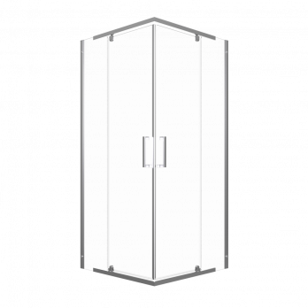 Душевое ограждение (без поддона) Каппа-Хром, 90х90, квадрат