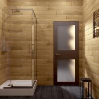 Душевое ограждение Каппа-Хром 90х90, квадрат, низкий поддон