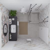 Душевое ограждение (без поддона) Йота-Блэк, 90х90, квадрат