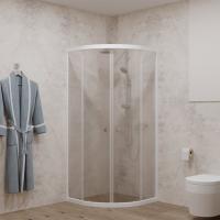Душевое ограждение (без поддона) Ультра 80*80*185 полукруг
