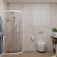 Душевое ограждение (без поддона) Ультра 100*100 полукруг