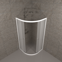 Душевое ограждение (без поддона) Вельвет 80*80