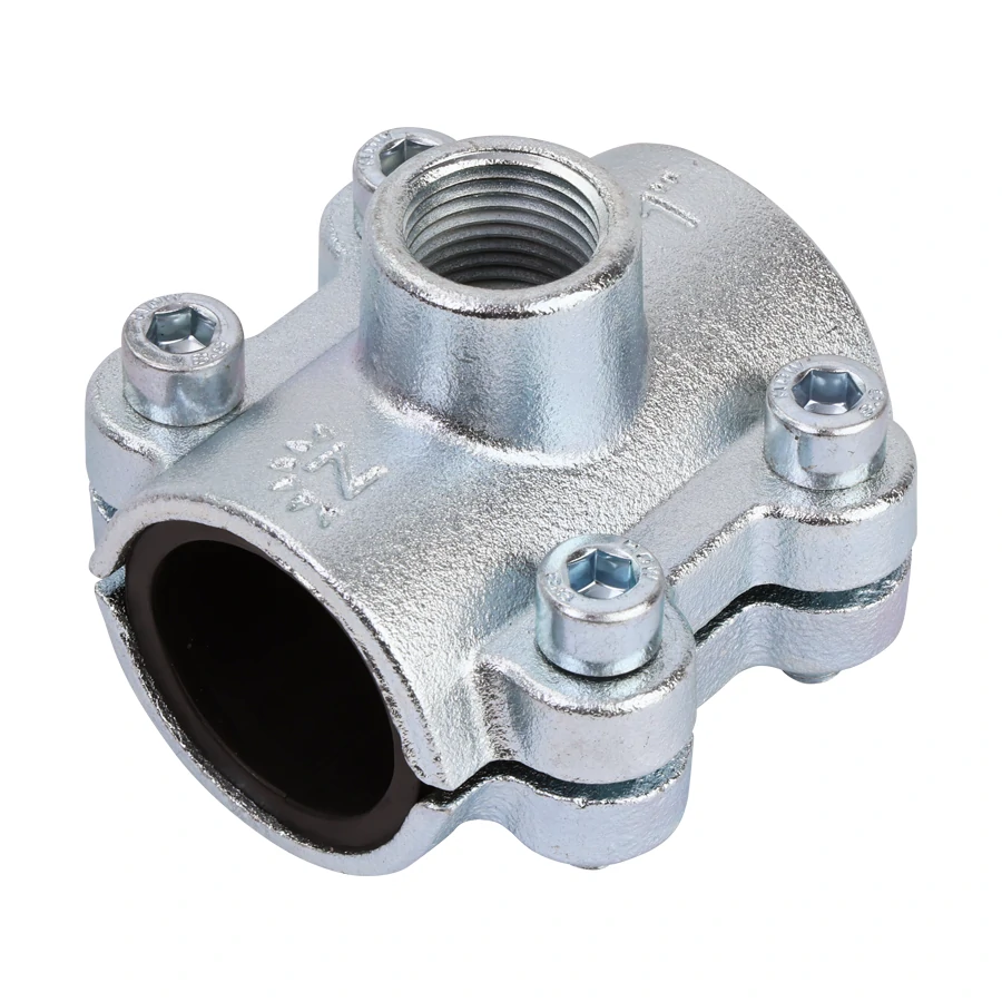 Обойма ремонтная оцинкованная с отводом 2*1