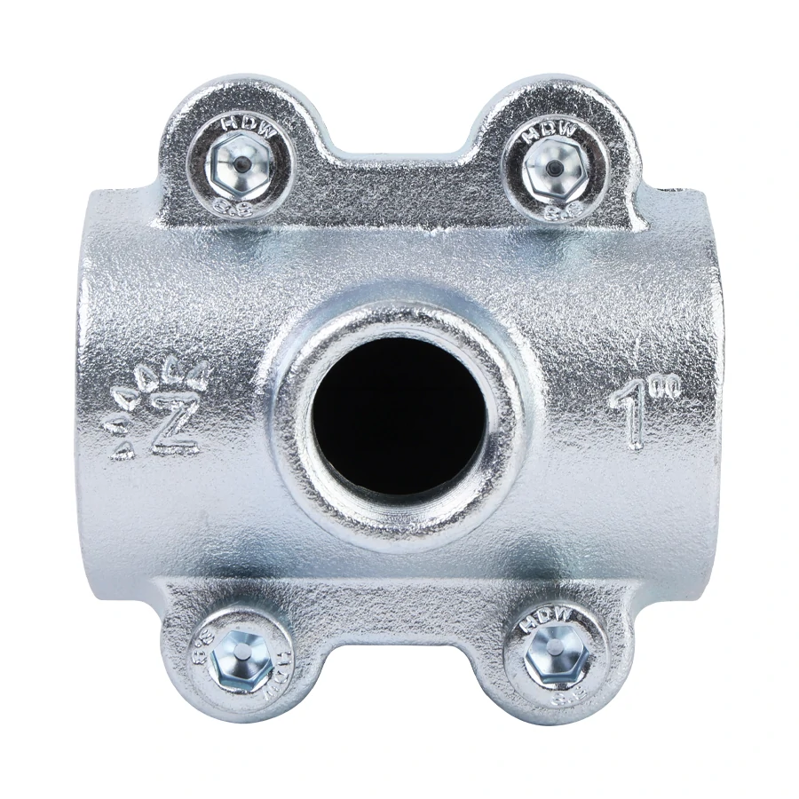 Обойма ремонтная оцинкованная с отводом  3/4*1/2