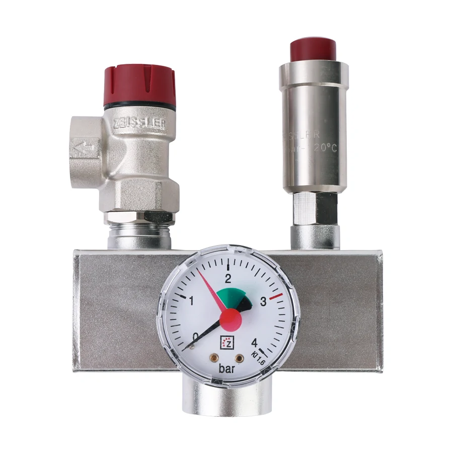 Группа безопасности котла , 1", сталь, до 200 кВт