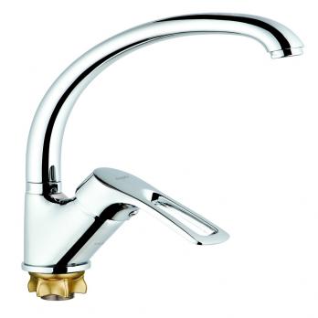 Смеситель для кухни 1-Х гайка, утка лат. 9G4-A181