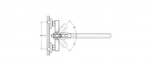 Смеситель для ванны 1-Х с длин. изливом Ф40 LOF7-A033
