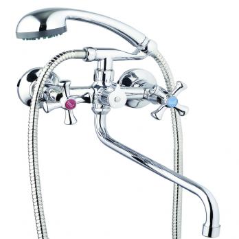 Смеситель для ванны 2-Х с кругл. изливом, QMT7-A827