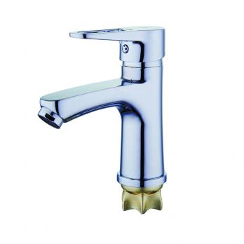 Смеситель для умывальника на гайке литой Ф35 NUD1-A045