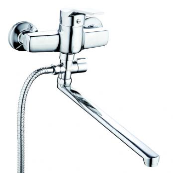 Смеситель для ванны 1-Х с длин. изливом, диверт. Ф35 Ф40 ZDN6-A183