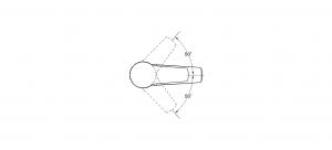 Смеситель для умывальника на гайке Ф40 LWZ1-A182