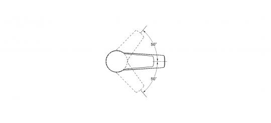 Смеситель для умывальника на гайке Ф40 LWZ1-A182