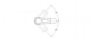 Смеситель для умывальника на шпил.Ф35 LEF1-A232