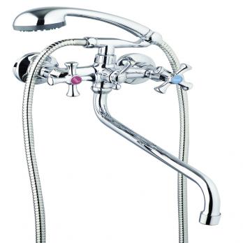 Смеситель для ванны 2-Х с круг. изливом. шар.перекл. QFR7-A827