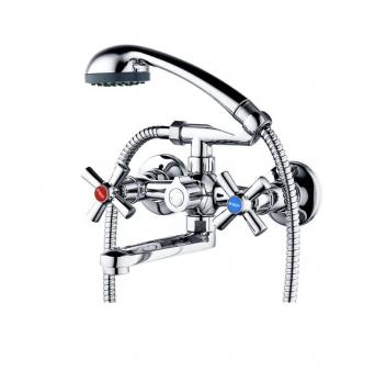 Смеситель для ванны с пл.  изливом, QMT3-A722