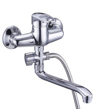 Смеситель для ванны 1-Х с длин. изливом, диверт. Ф40 KLO6-C048